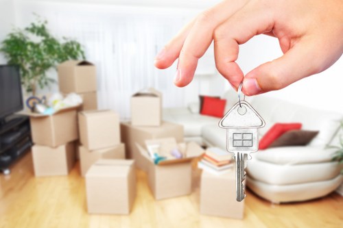 Moving team handling access and loading for a home move in Crayford