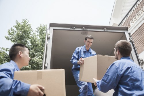 Local removals team managing a move in Crayford