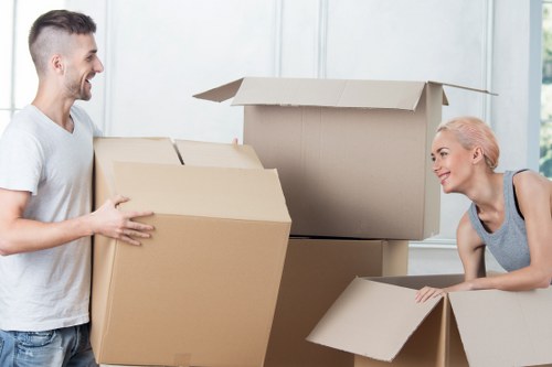 Customer booking a van removal service