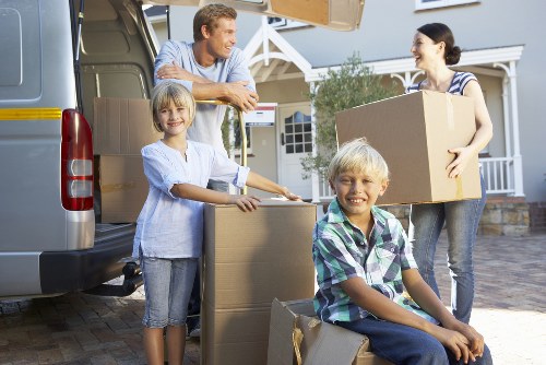 Local Crayford van service handling a small business move