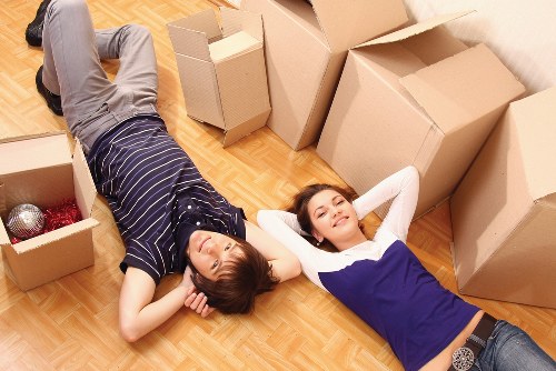 Local moving van ready for a Crayford property move
