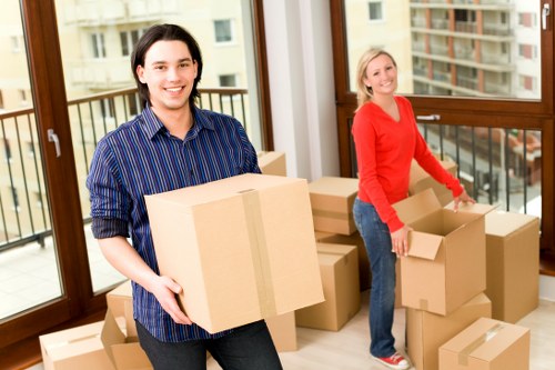Residential moving team working on a property relocation in Crayford