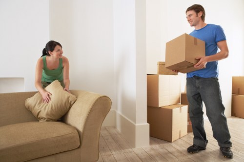House move and removal van service visual